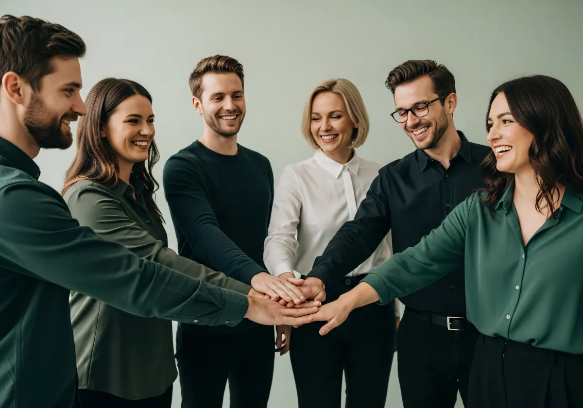 Grupo em sessão de coaching orientada